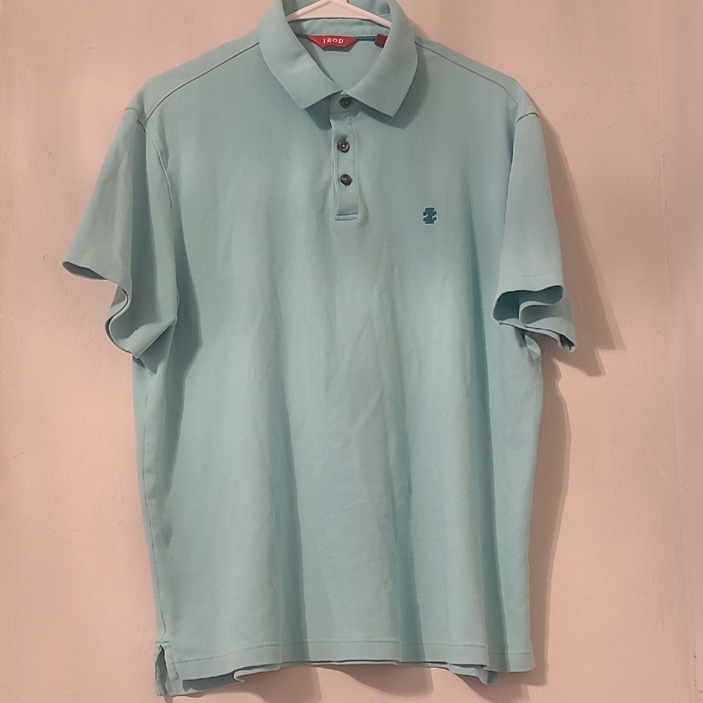 IZOD Men's Light Blue Polo Shirt
